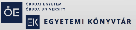 Óbudai Egyetem Könyvtára logo
